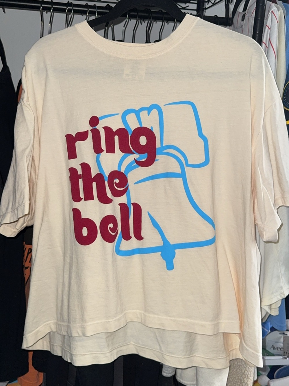 NWOT Phillies Ring the Bell Tshirt